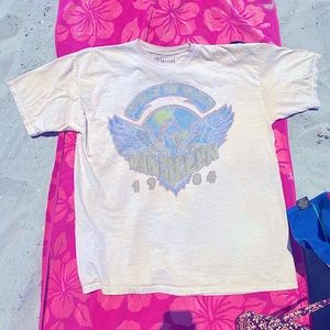 Yellow Van Halen t-shirt dress